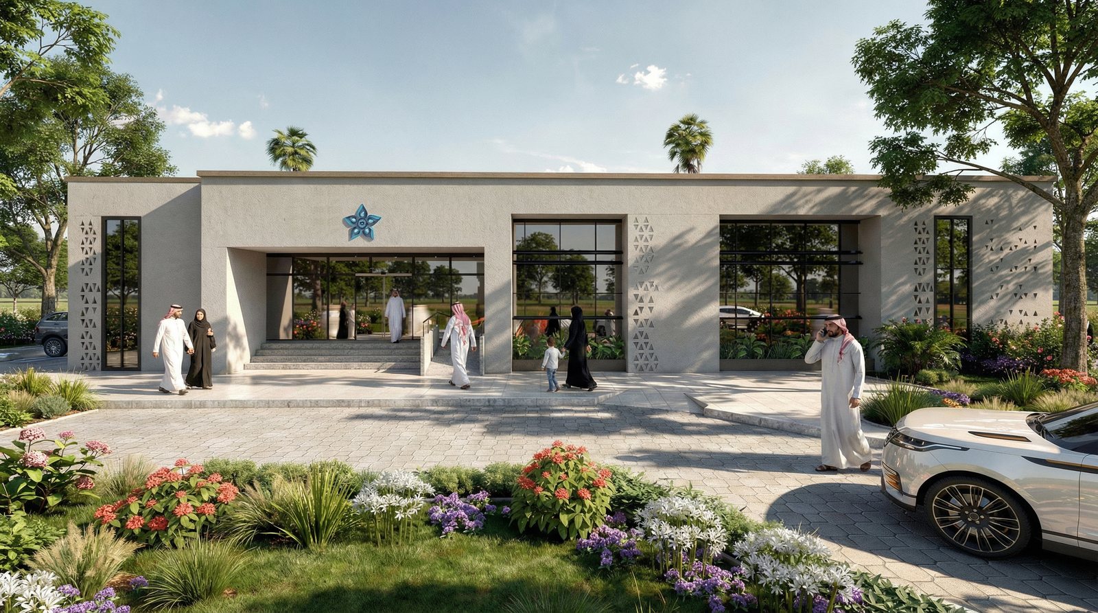 Contemporary Healthcare Center — Saudi Identity